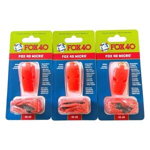 Fox 40 Micro Whistles - Bundle of 3